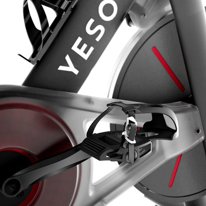 Yesoul Bike Pedals With Toe Clips Cage